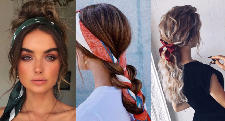 Accesorios de pelo para verano 2018: pañuelos, lazos, trenzas